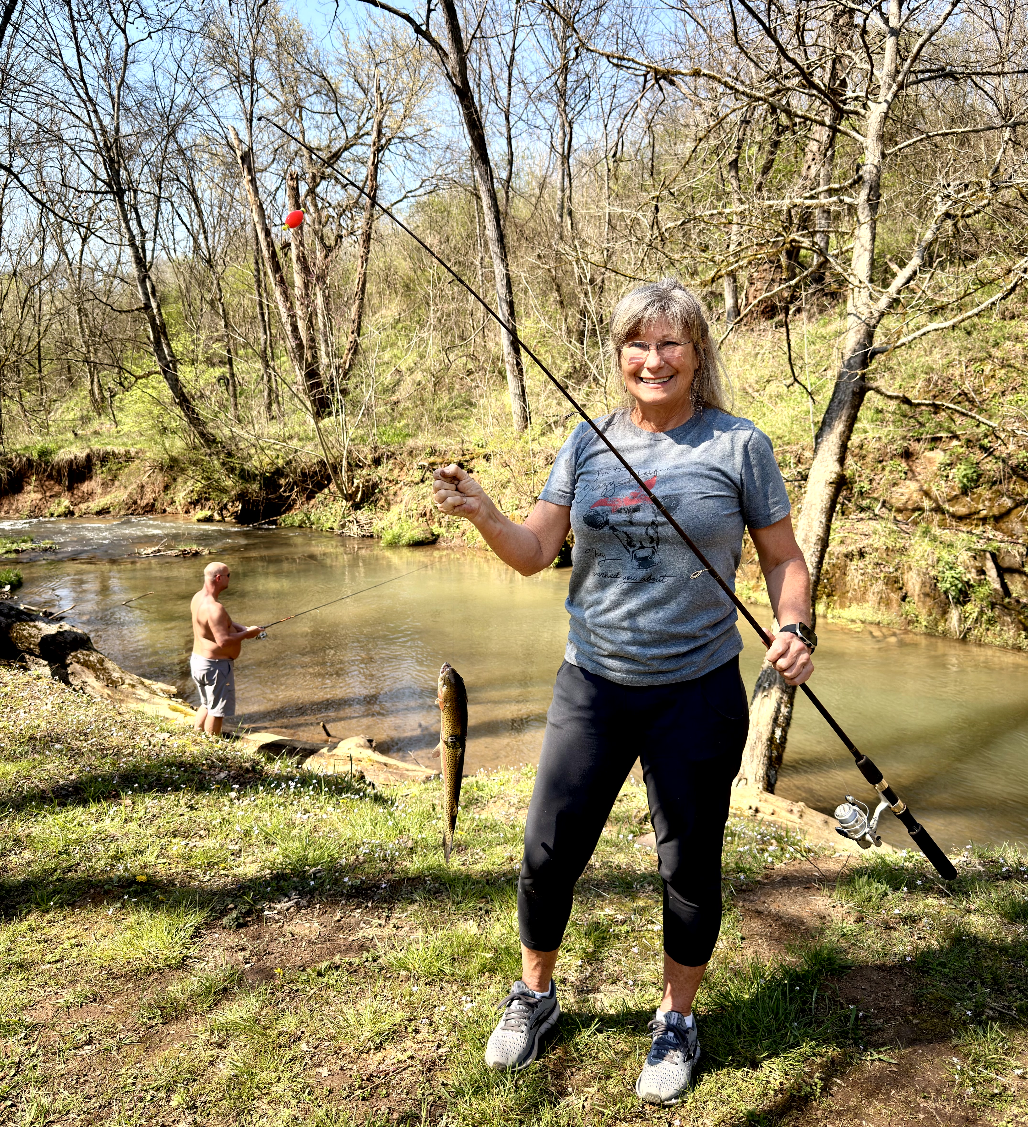 Fishing on Buffalo Creek